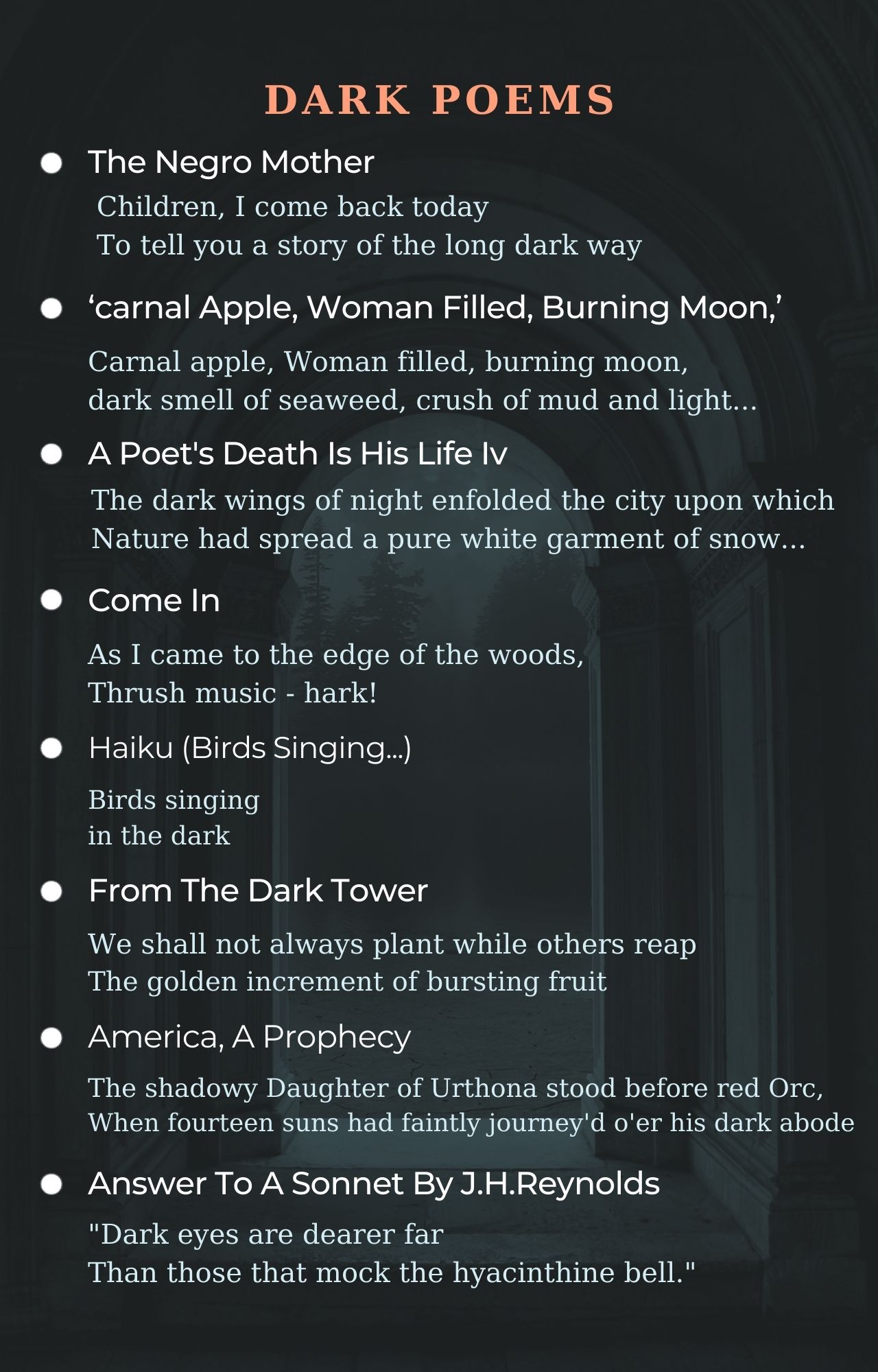 Dark Poets