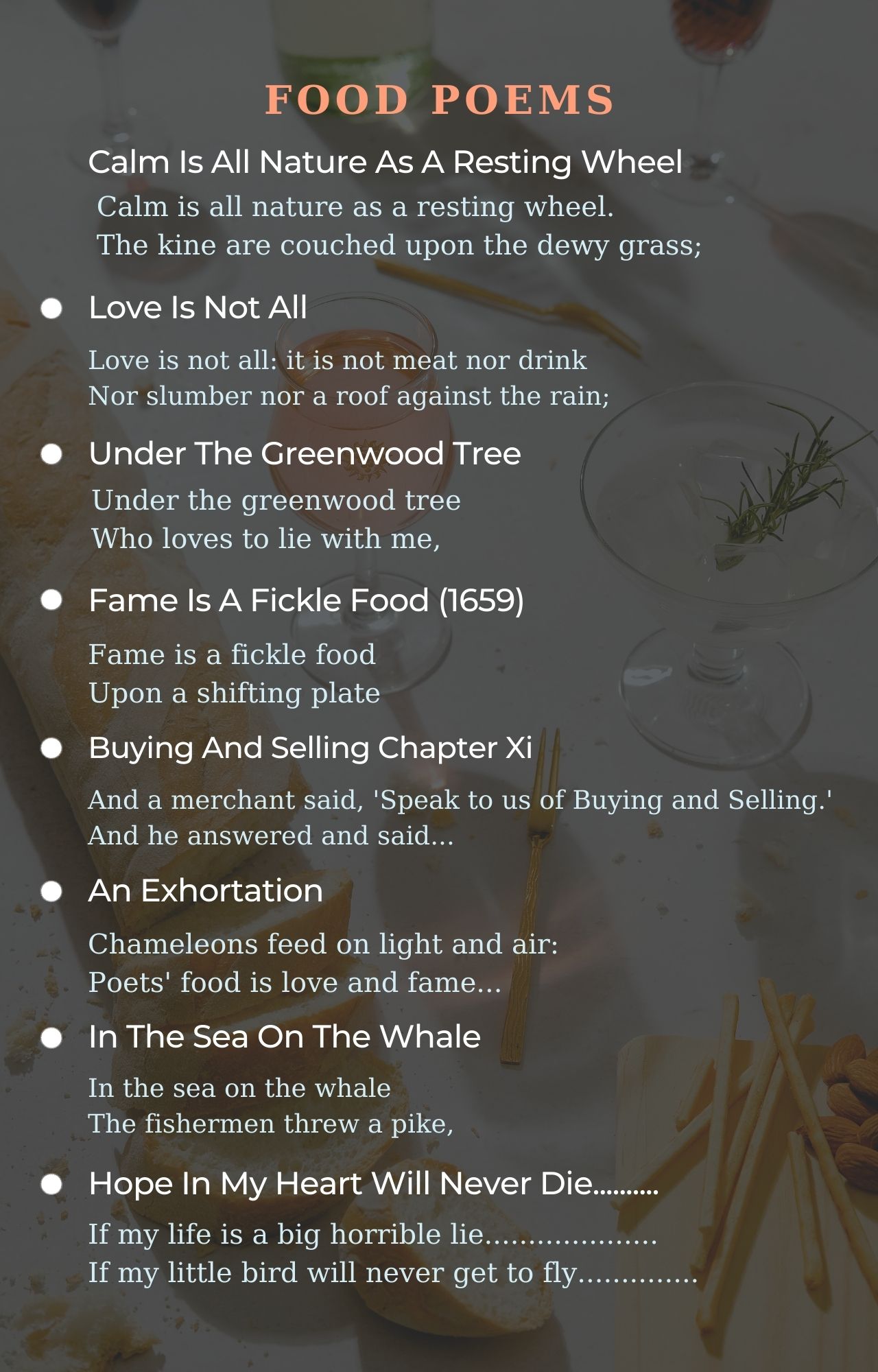 Food Poets