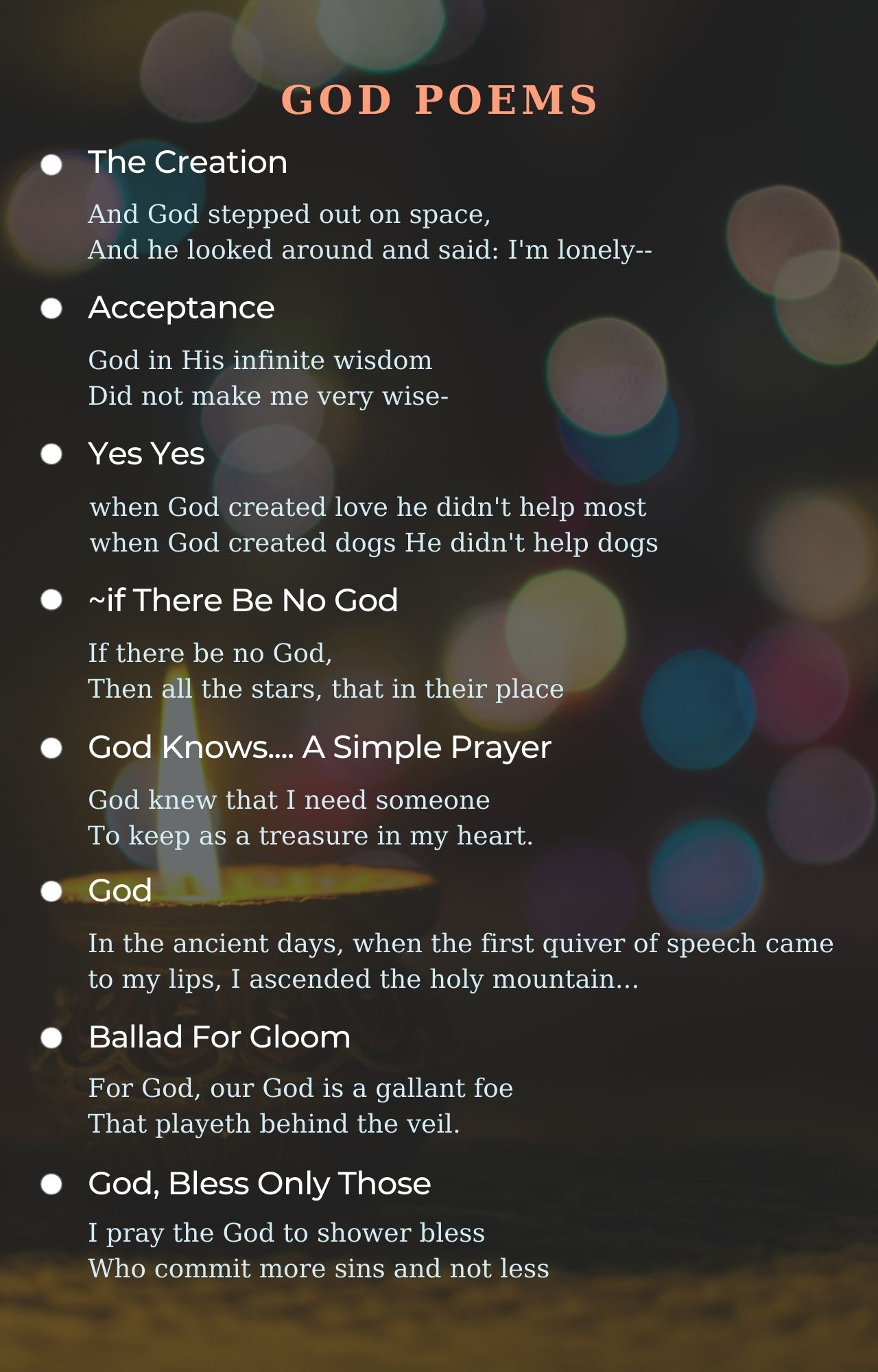 God Poets