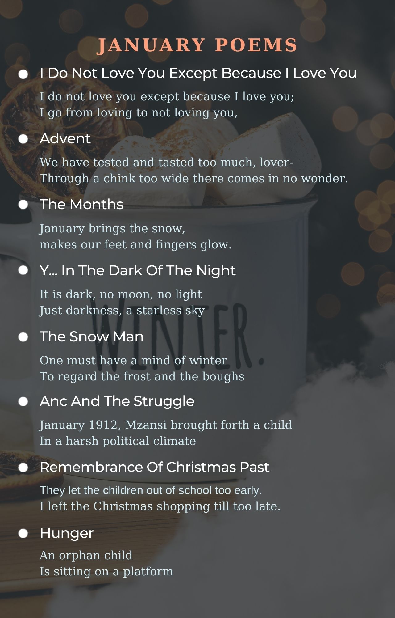 January Poets