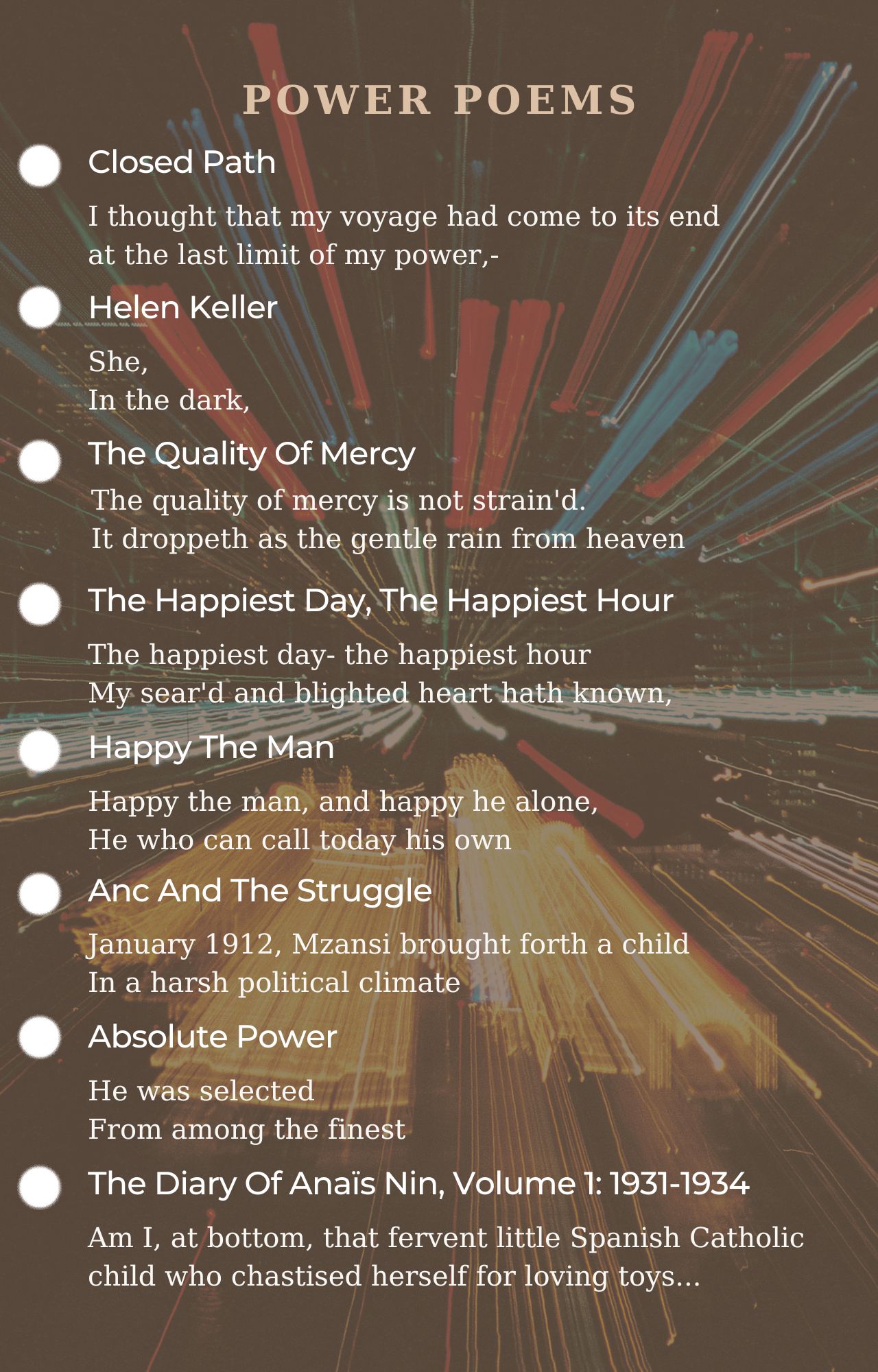 Power Poets