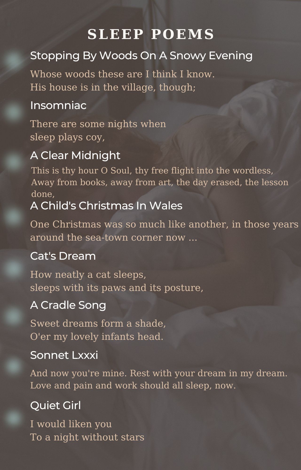 Sleep Poets