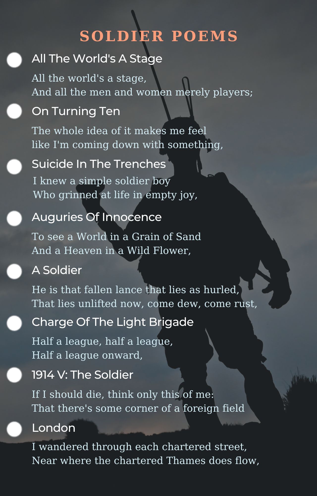 Soldier Poets